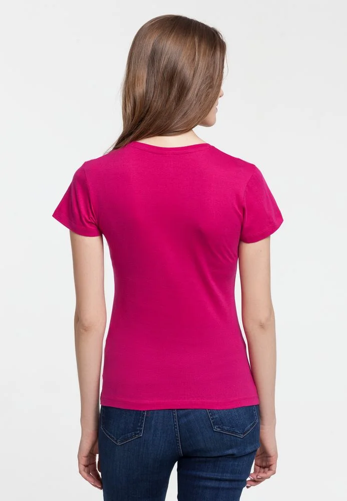 Футболка женская Beauty Sleep ярко-розовая фуксия - фото 6