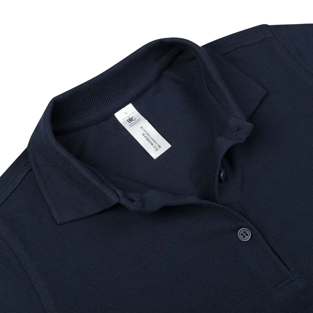 Рубашка поло женская Safran Timeless темно-синяя - фото 3