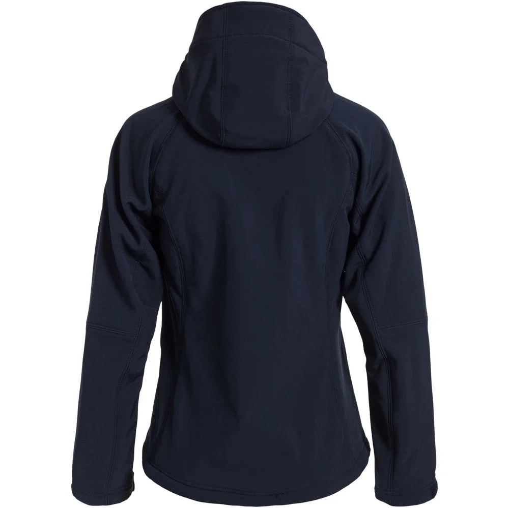 Куртка женская Hooded Softshell темно-синяя - фото 3