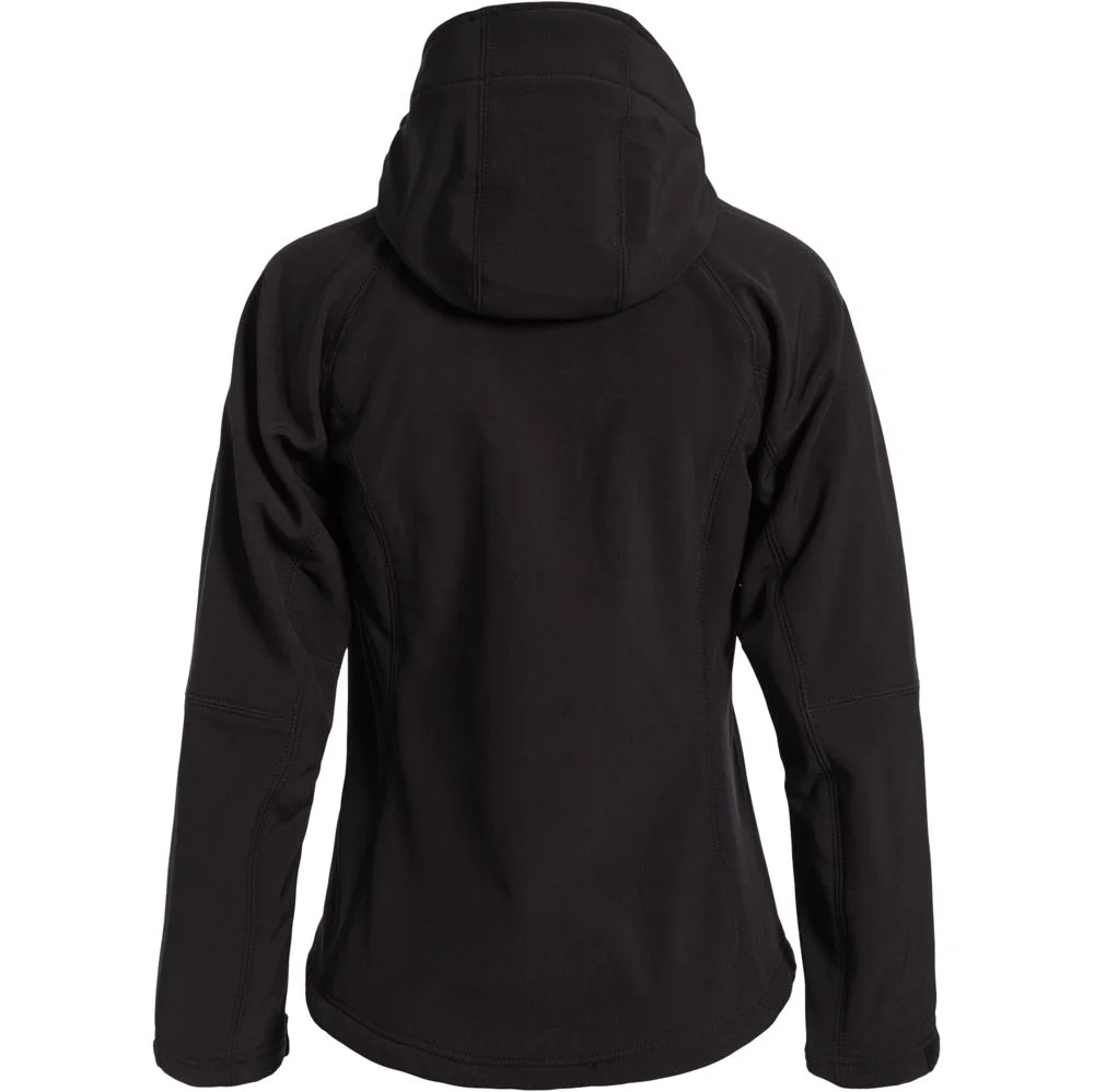 Куртка женская Hooded Softshell черная - фото 3