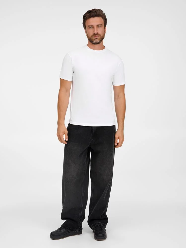 Футболка унисекс T-Bolka 180 белая - фото 11