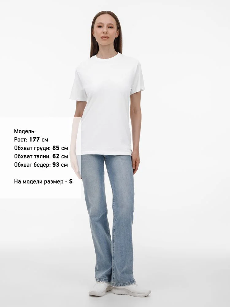 Футболка унисекс T-Bolka 180 белая - фото 12