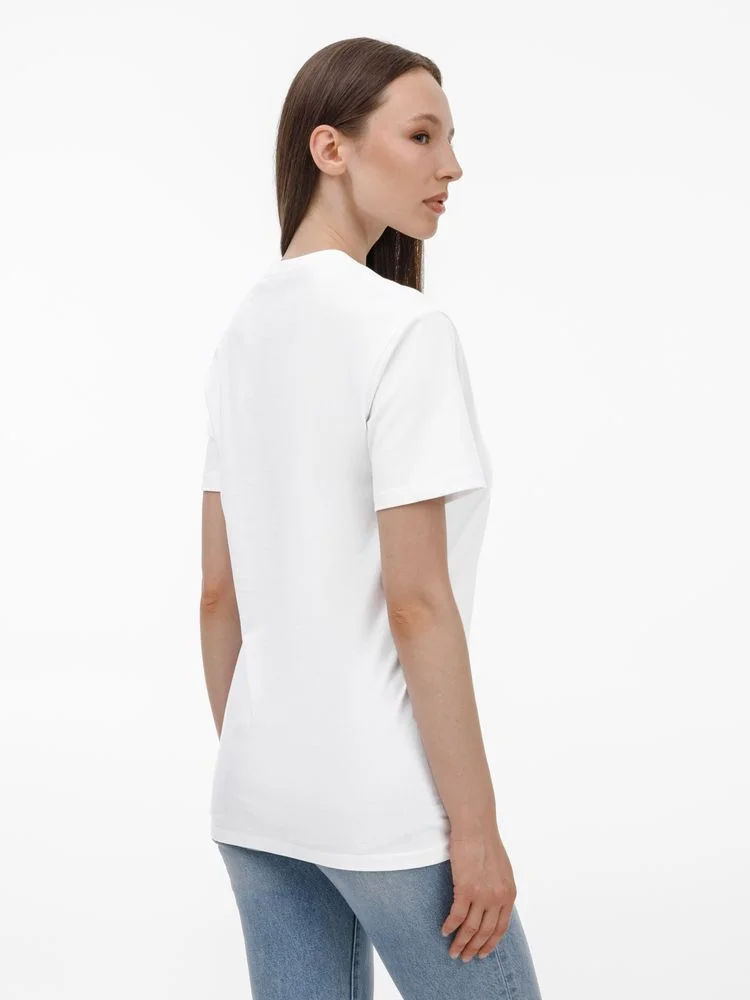 Футболка унисекс T-Bolka 180 белая - фото 15