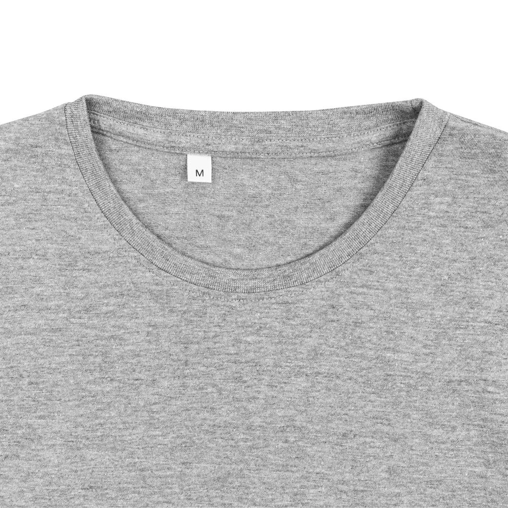 Футболка унисекс T-Bolka 180 серый меланж - фото 3