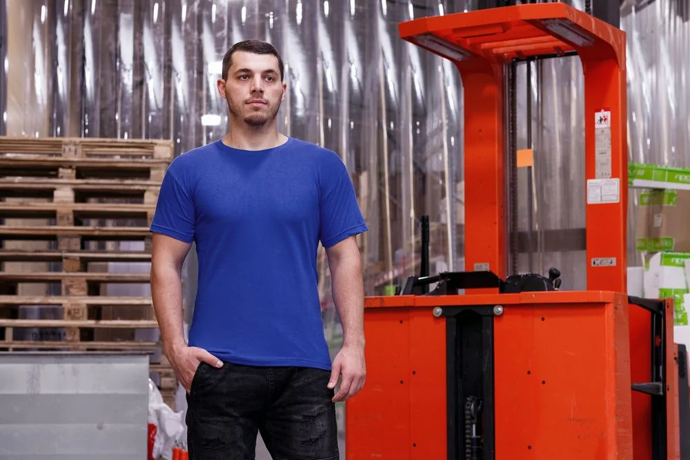 Футболка унисекс T-Bolka 180 серый меланж - фото 5