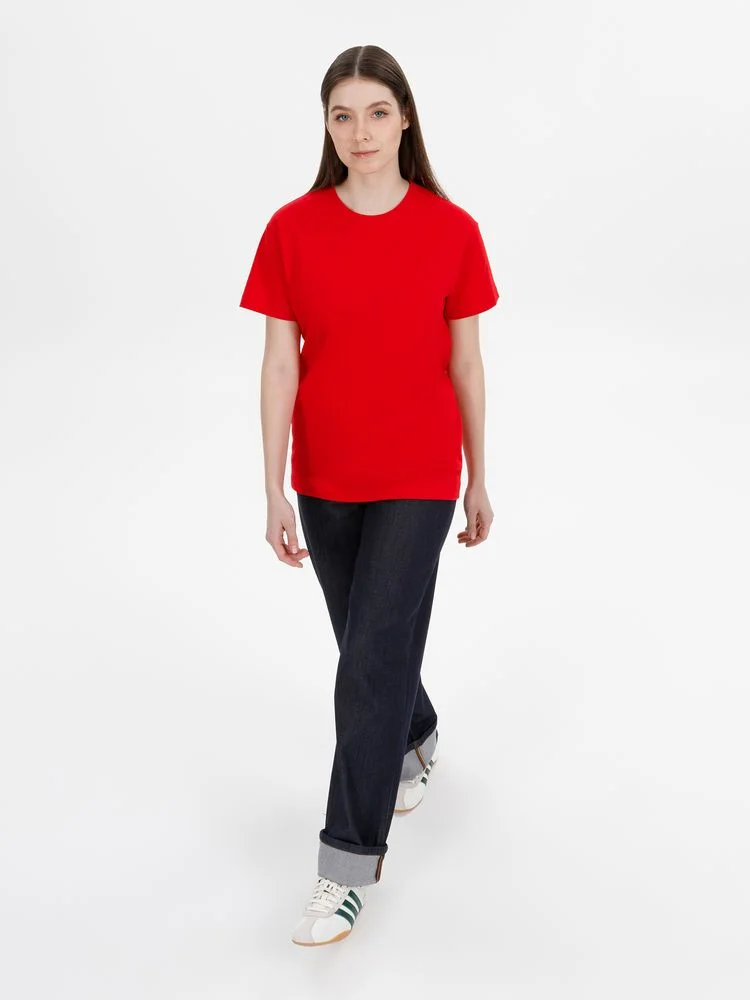 Футболка унисекс T-Bolka 180 красная - фото 12