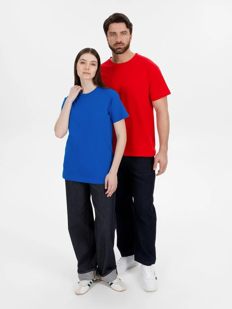 Футболка унисекс T-Bolka 180 красная - фото 13