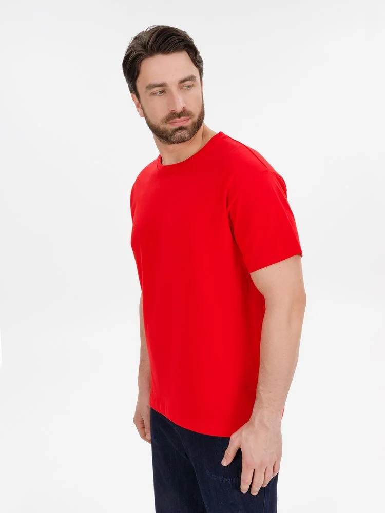 Футболка унисекс T-Bolka 180 красная - фото 7