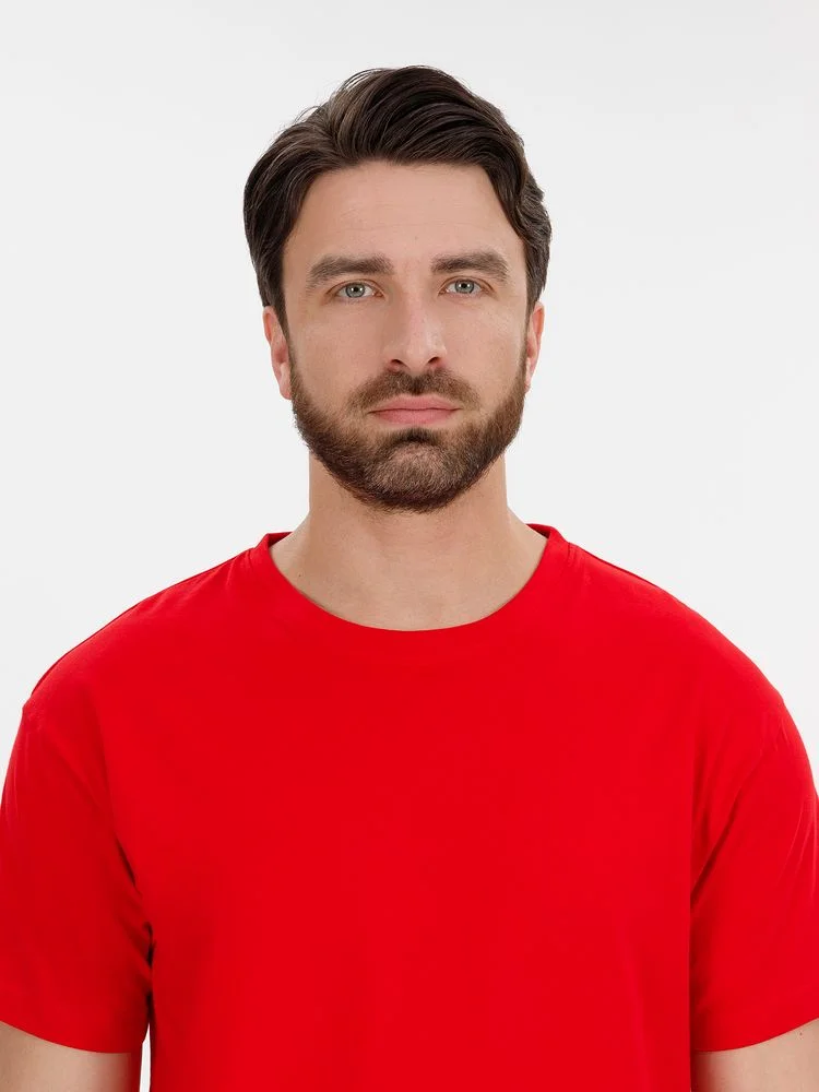 Футболка унисекс T-Bolka 180 красная - фото 8