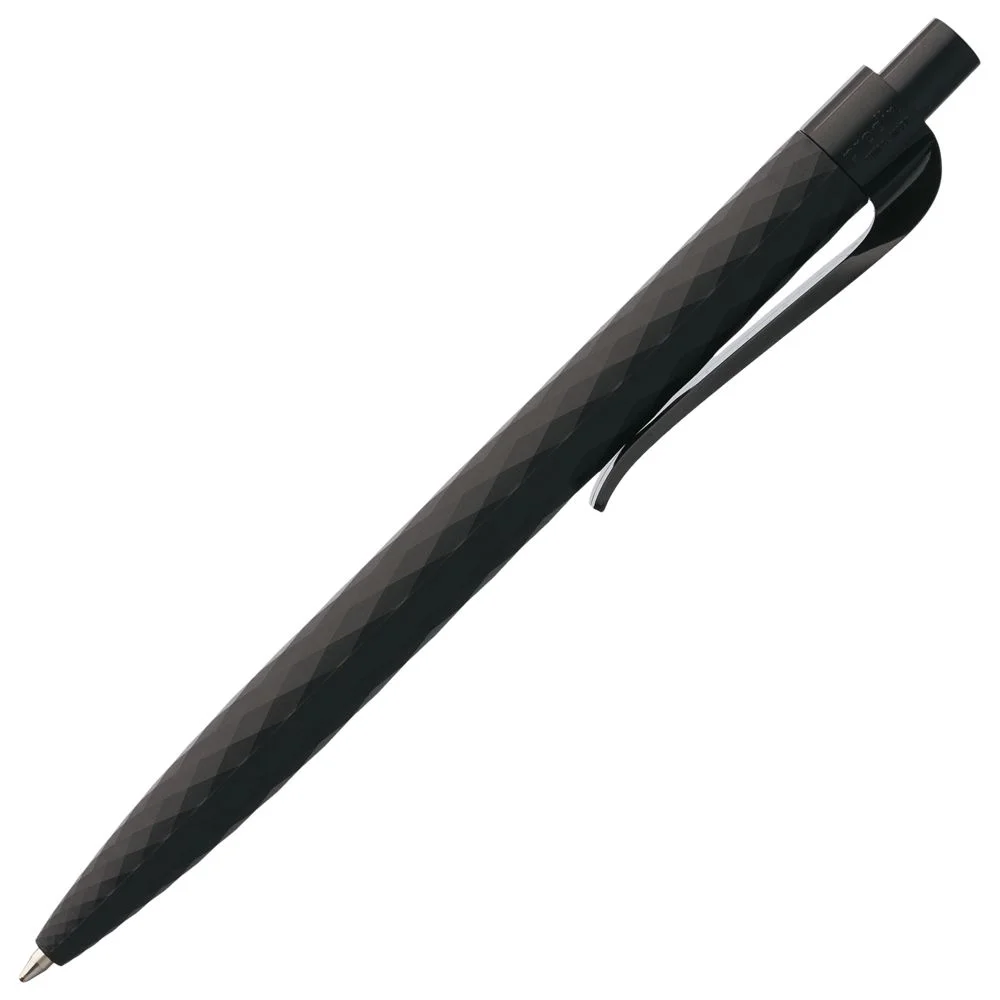 Ручка шариковая Prodir QS01 PRP-P Soft Touch черная - фото 4