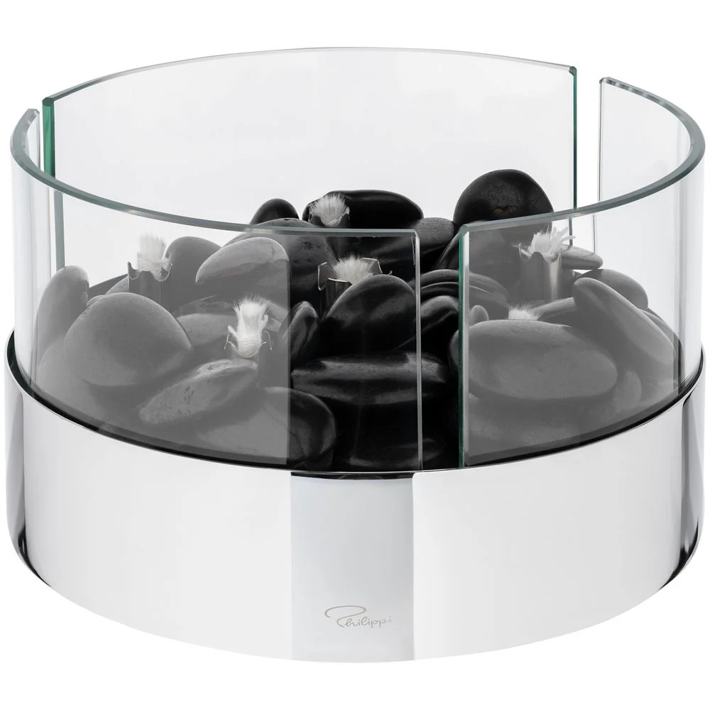 Настольный камин Magnifique с базальтовыми камнями ver.2 - фото 2