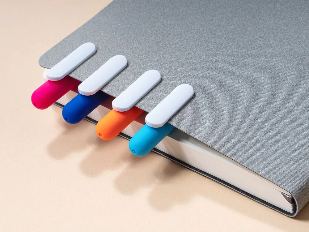 Ручка шариковая Swiper Soft Touch голубая с белым - фото 6
