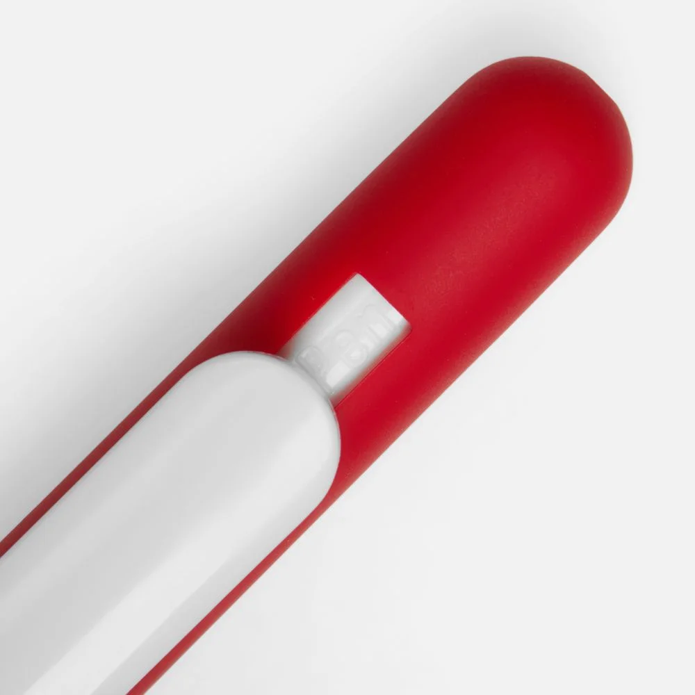 Ручка шариковая Swiper Soft Touch красная с белым - фото 3