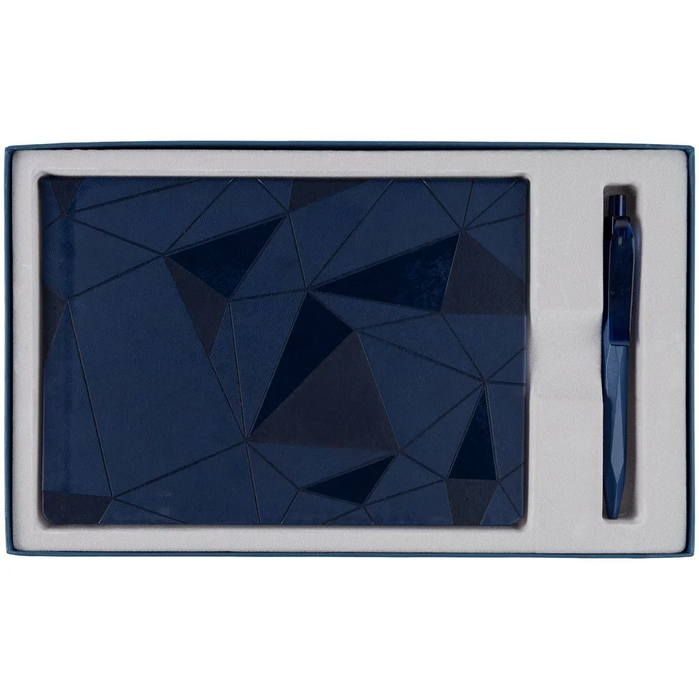 Набор Gems: ежедневник и ручка, синий - фото 2