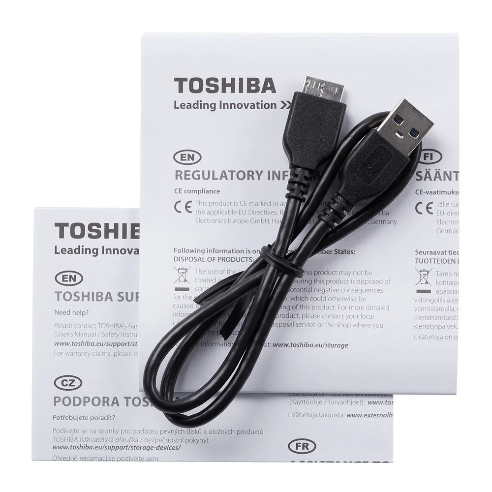 Внешний диск Toshiba Canvio USB 3.0 1Тб черный - фото 4