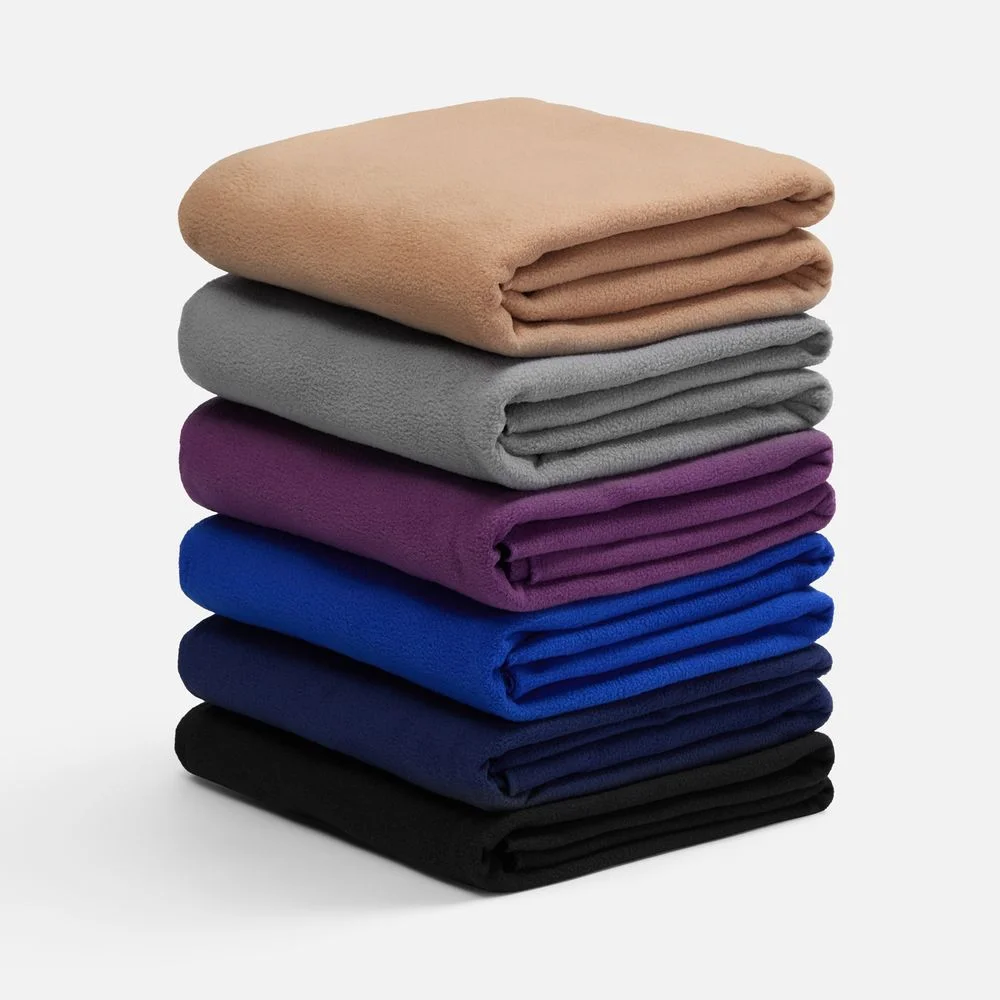 Флисовый плед Warm&Peace серый - фото 10