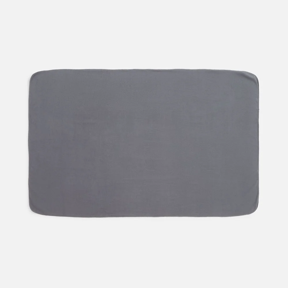 Флисовый плед Warm&Peace серый - фото 4