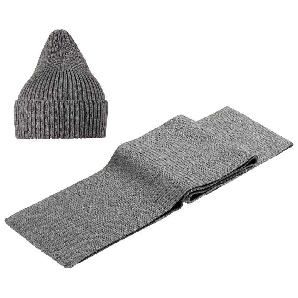 Шарф Stout серый меланж - фото 5