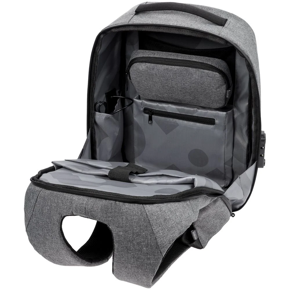 Рюкзак с потайным карманом inGreed серый - фото 6