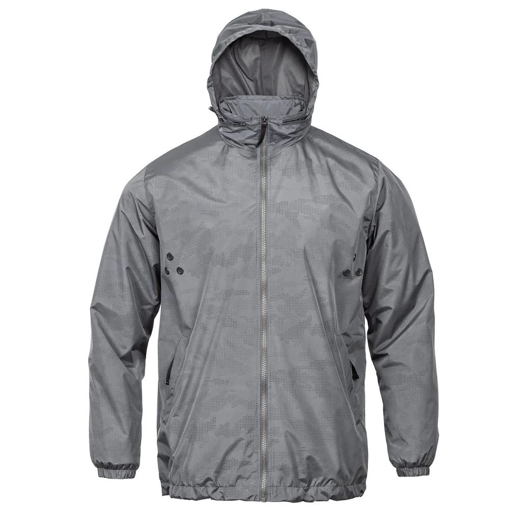 Ветровка светоотражающая Lattvind, серая - фото 4