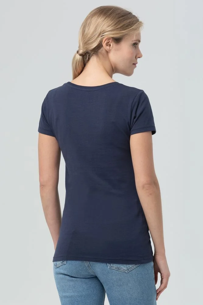 Футболка женская Martin Women, темно-синяя - фото 5