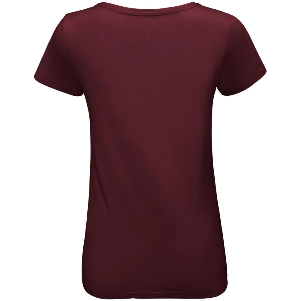 Футболка женская Martin Women, бордовая - фото 2