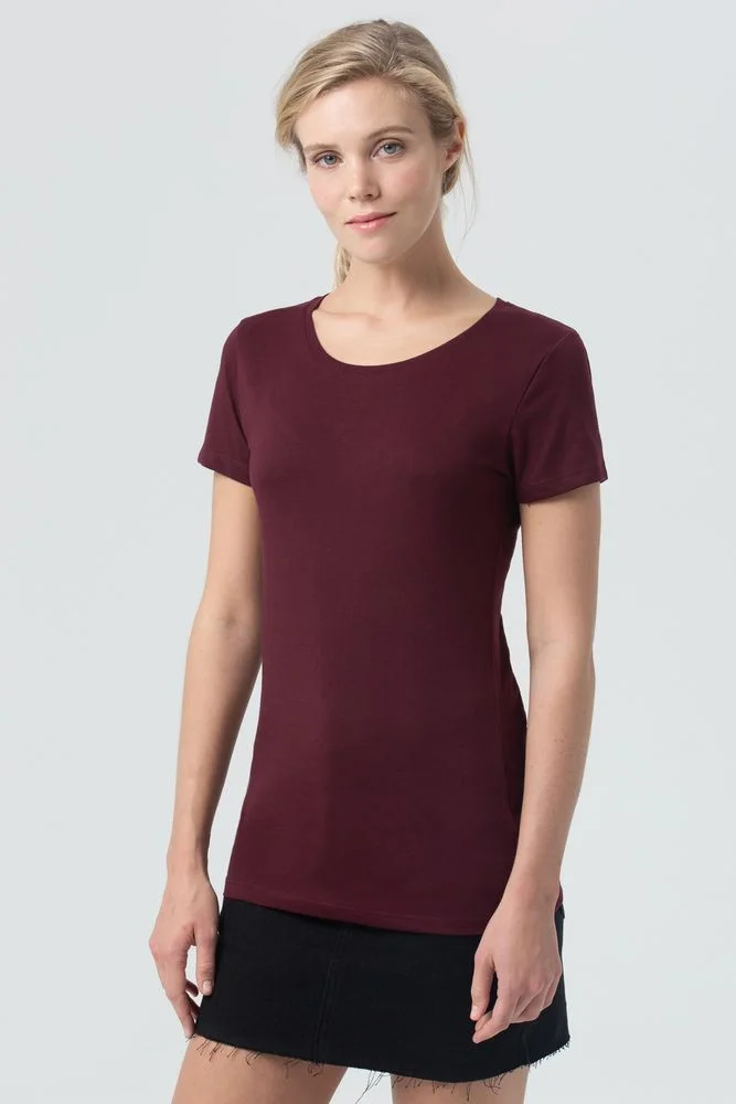 Футболка женская Martin Women, бордовая - фото 4