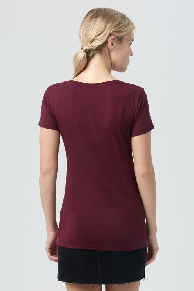 Футболка женская Martin Women, бордовая - фото 5
