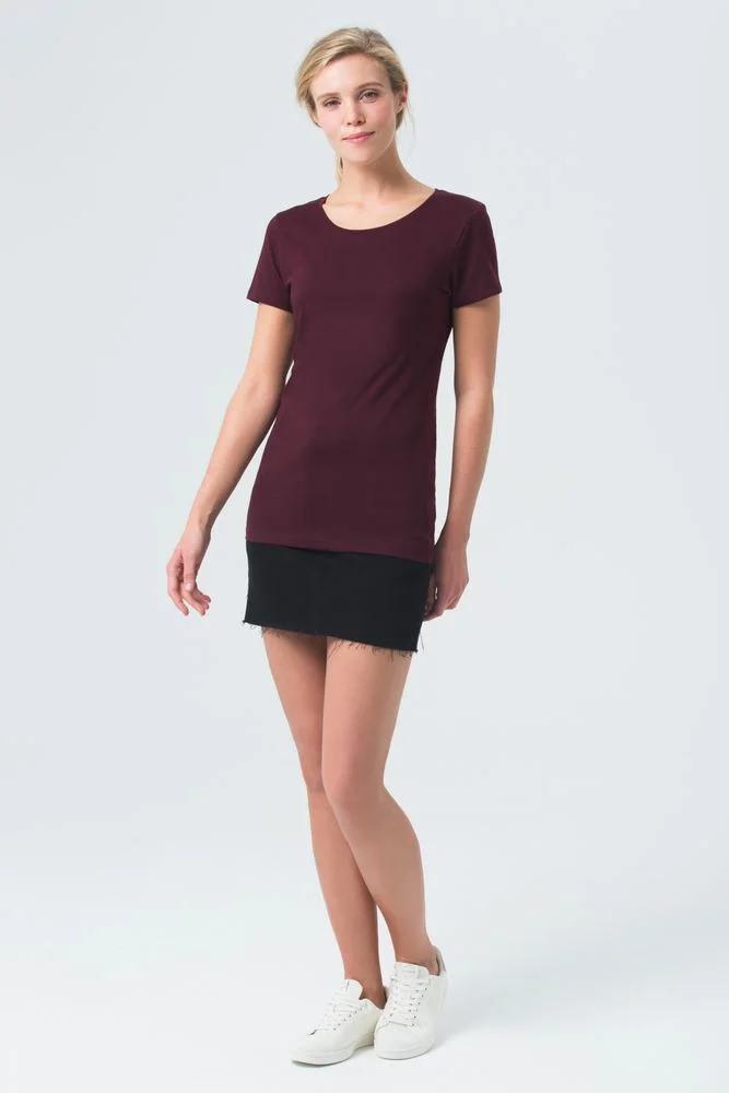 Футболка женская Martin Women, бордовая - фото 7