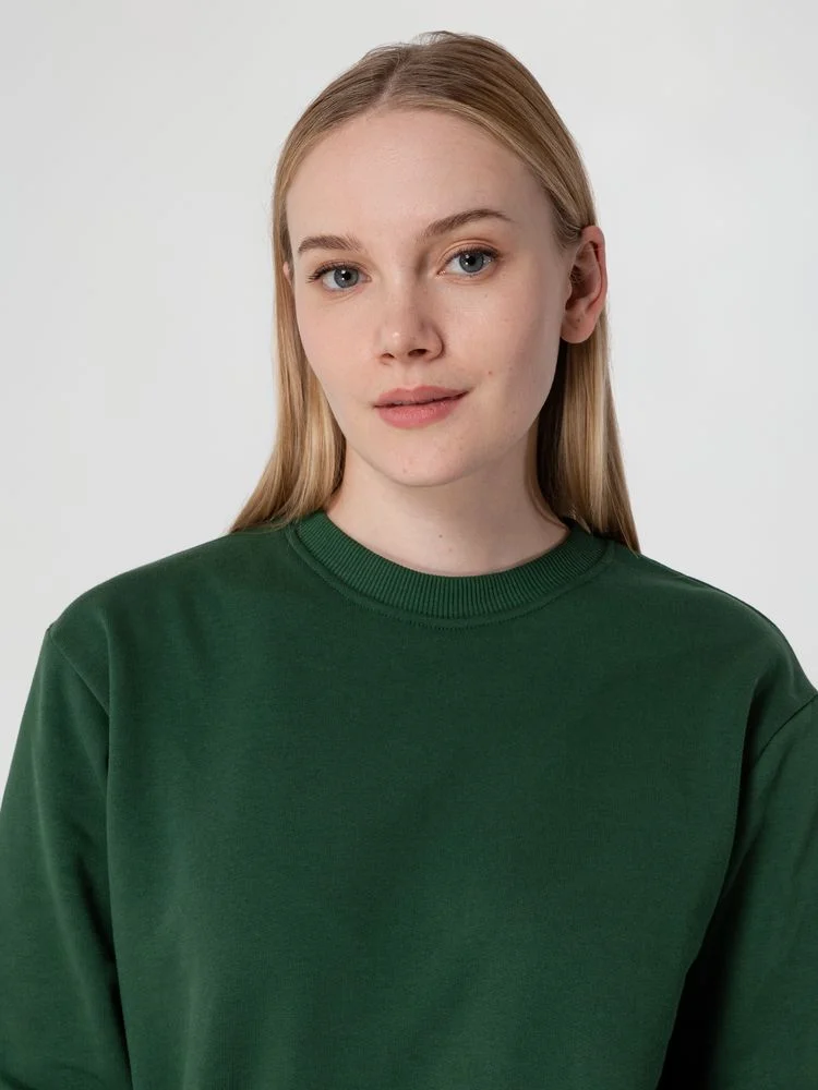 Толстовка Unit Toima Heavy темно-зеленая - фото 13