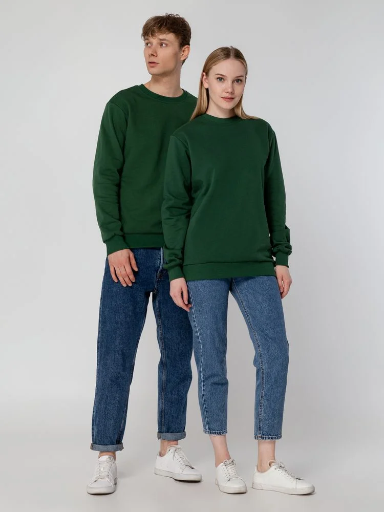 Толстовка Unit Toima Heavy темно-зеленая - фото 14