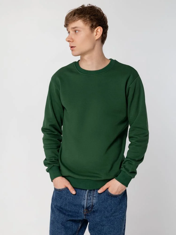 Толстовка Unit Toima Heavy темно-зеленая - фото 7