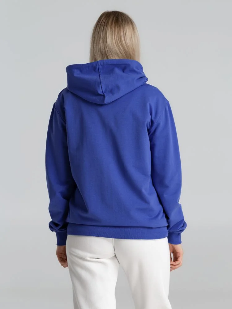 Толстовка на молнии с капюшоном Unit Siverga ярко-синяя - фото 11