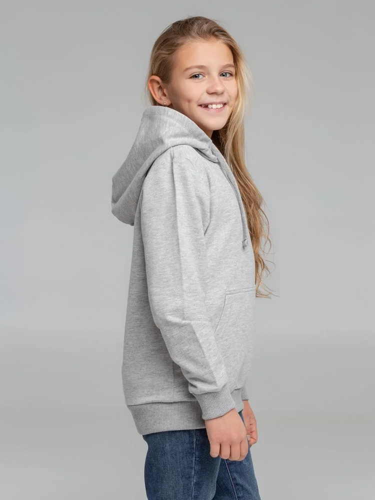 Толстовка с капюшоном детская Kirenga Kids серый меланж - фото 10
