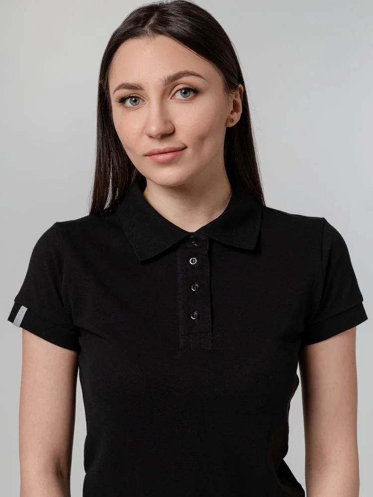 Рубашка поло женская Virma Premium Lady черная - фото 10