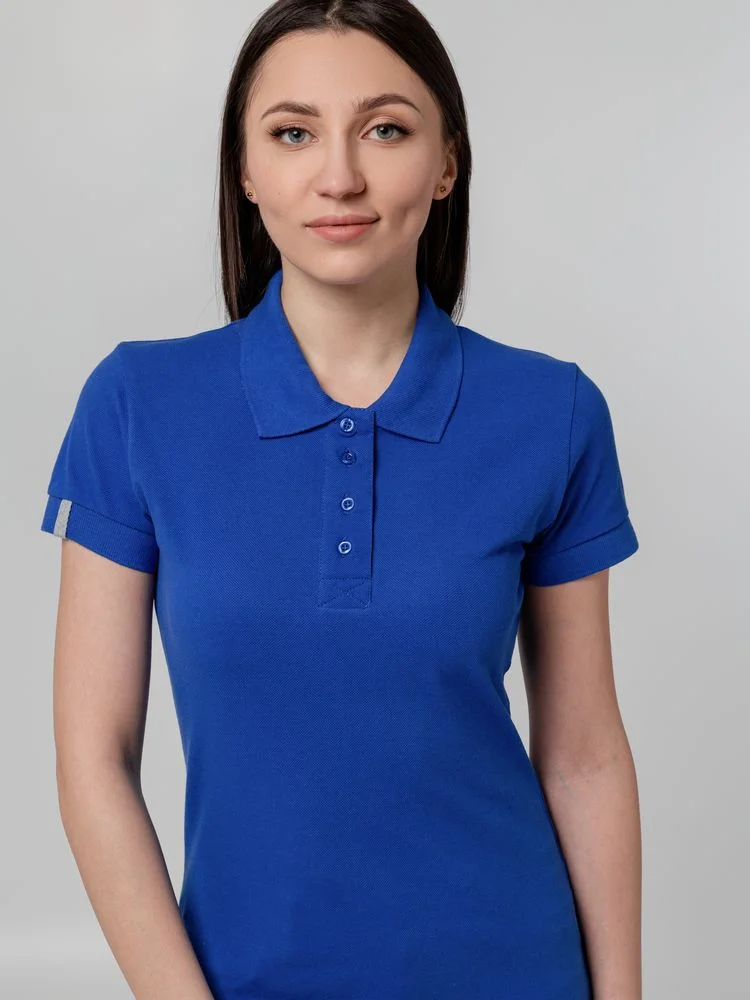 Рубашка поло женская Virma Premium Lady ярко-синяя - фото 10