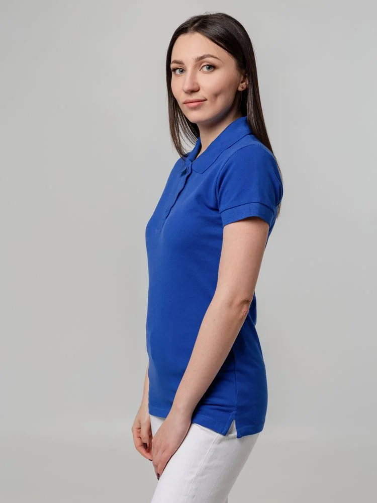 Рубашка поло женская Virma Premium Lady ярко-синяя - фото 7