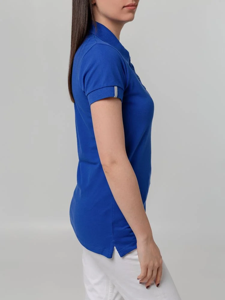 Рубашка поло женская Virma Premium Lady ярко-синяя - фото 9