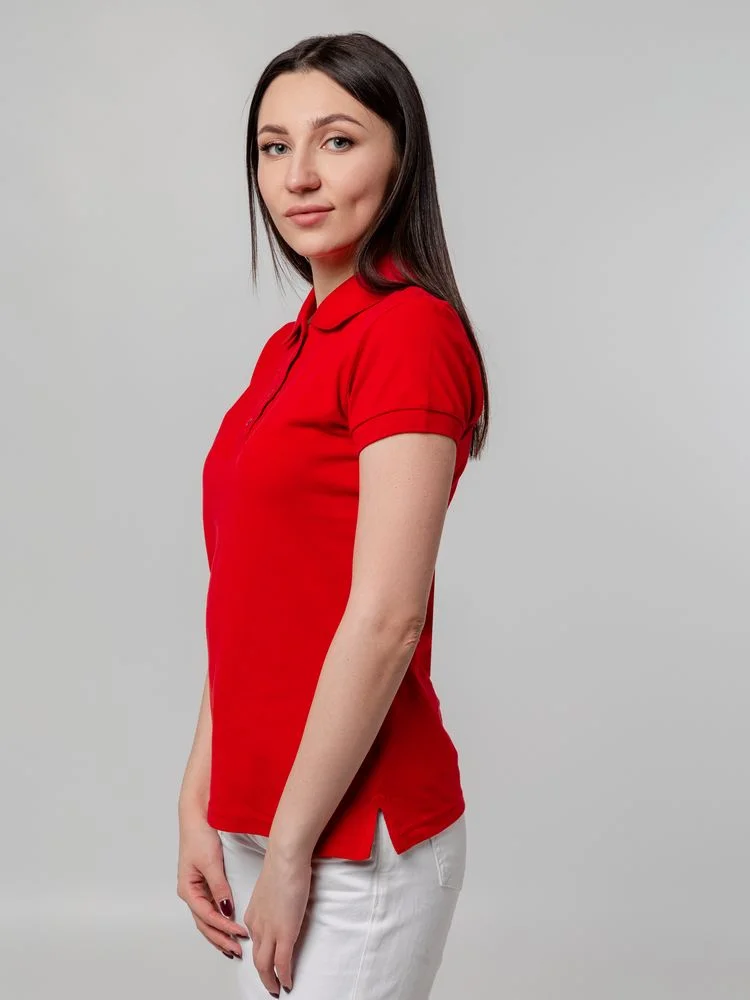 Рубашка поло женская Virma Premium Lady красная - фото 7