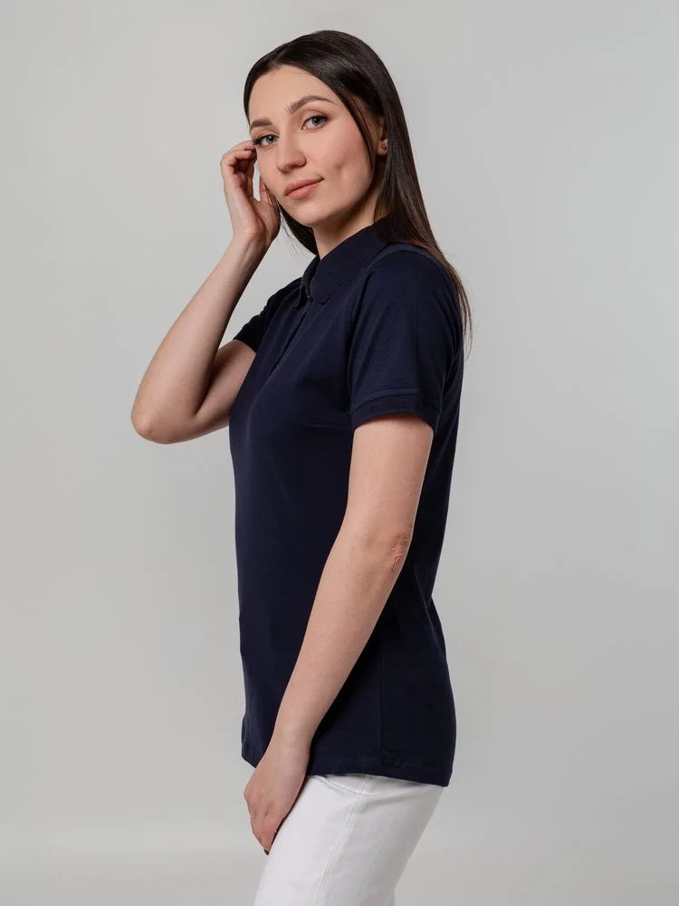 Рубашка поло женская Virma Stretch Lady темно-синяя - фото 7