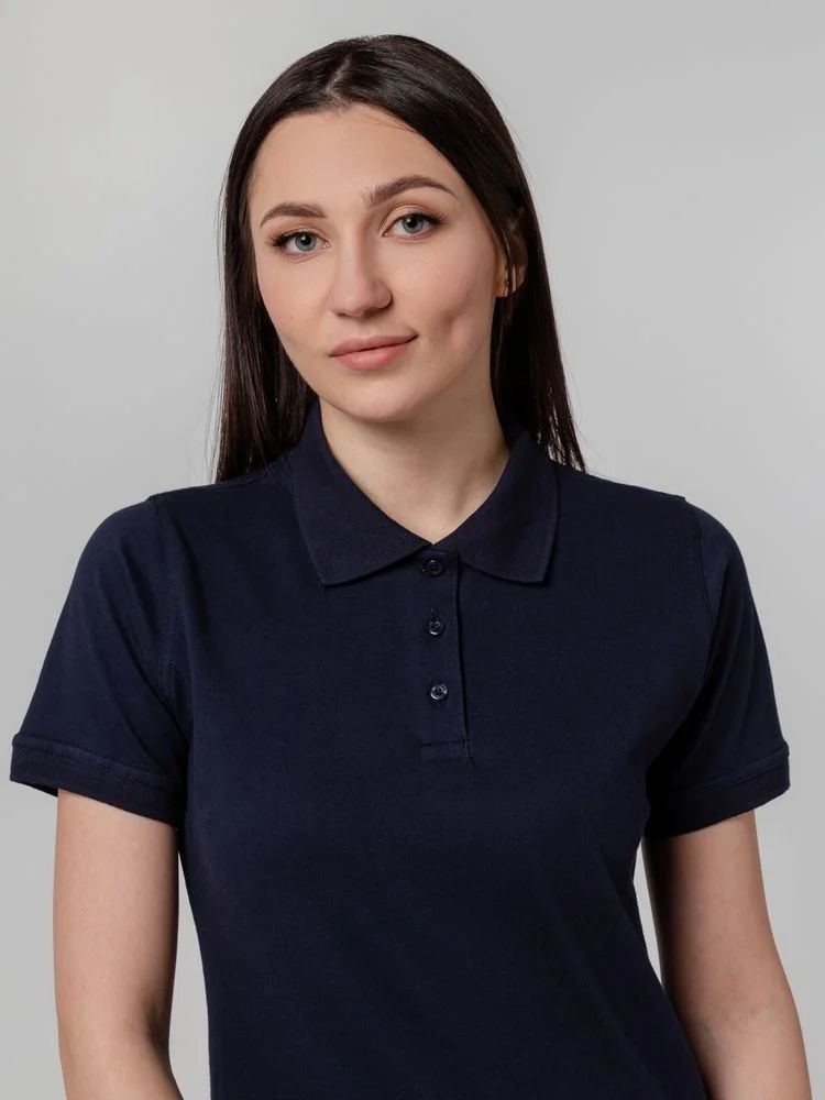 Рубашка поло женская Virma Stretch Lady темно-синяя - фото 8