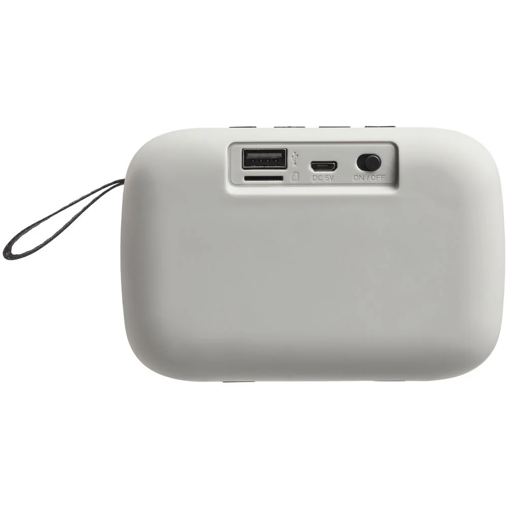 Беспроводная колонка Borsetta, светло-серая - фото 3