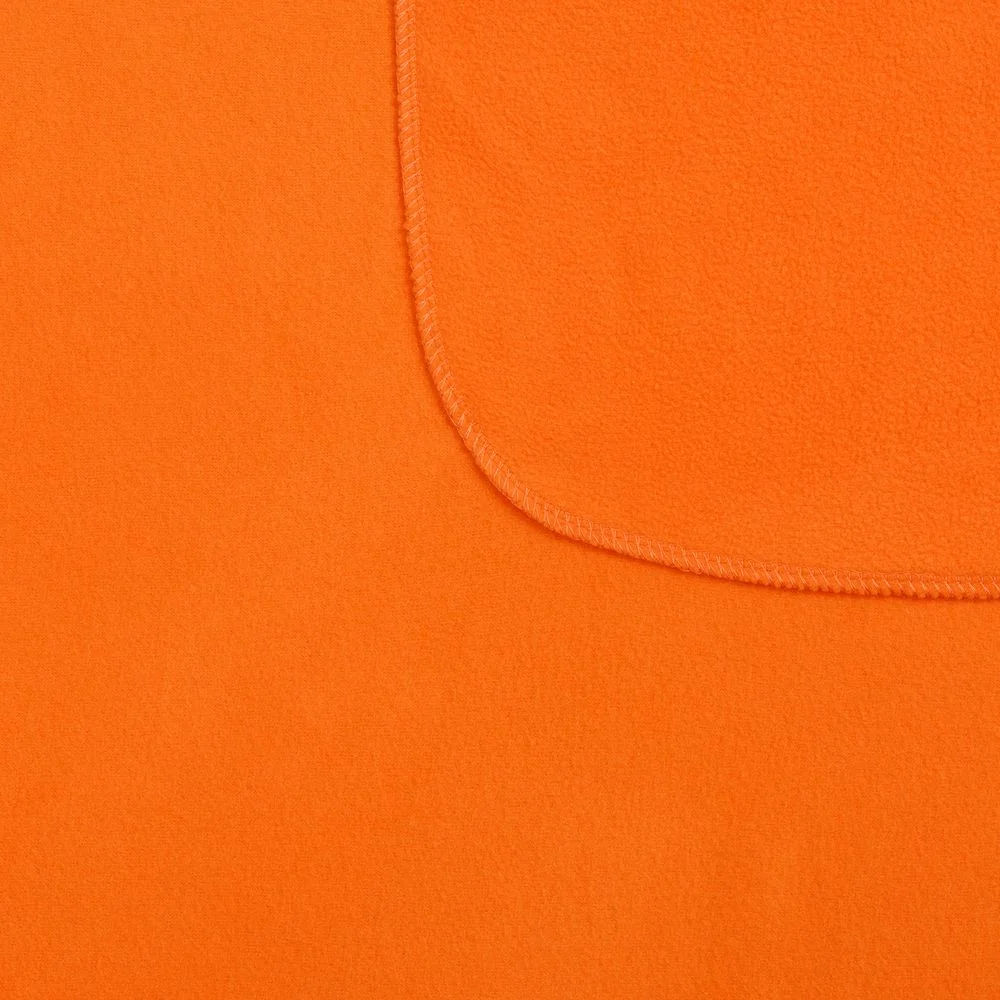 Флисовый плед Warm&Peace, оранжевый - фото 3