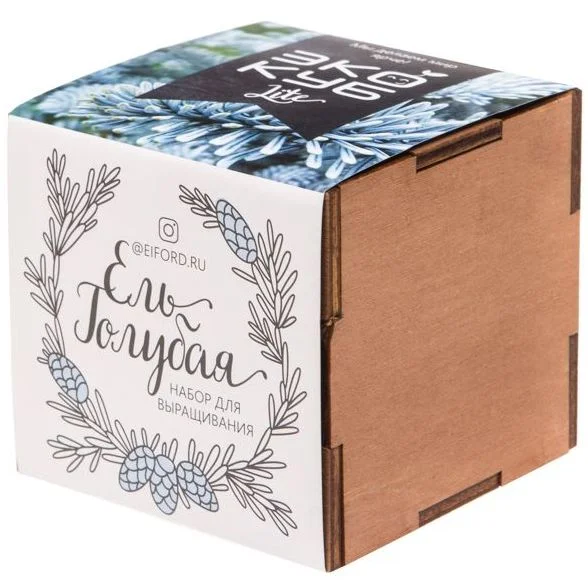 Набор для выращивания Экокуб Lite ель голубая