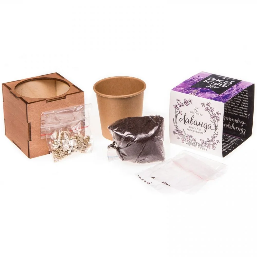 Набор для выращивания «Экокуб Lite», лаванда - фото 6