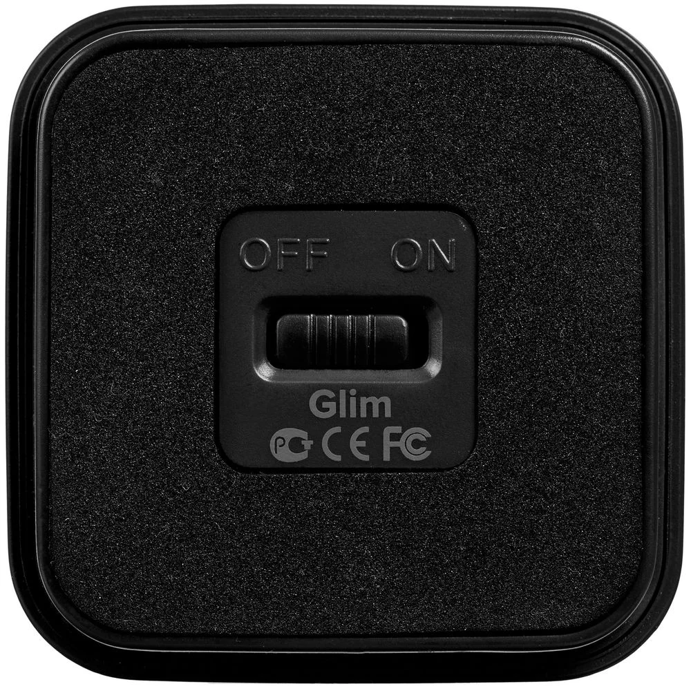 Беспроводная колонка с подсветкой гравировки Glim, черная - фото 7