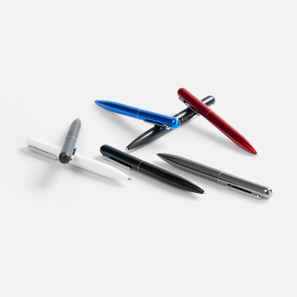 Ручка шариковая Scribo черная - фото 5