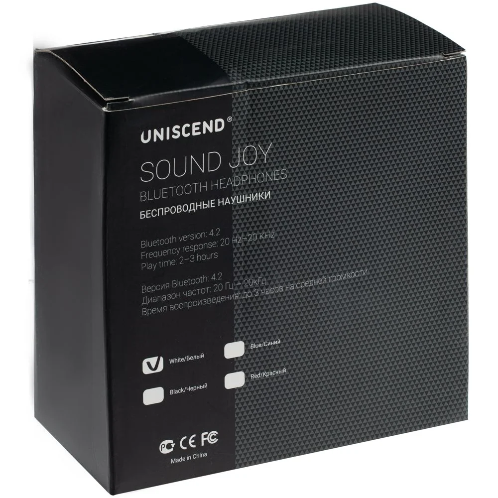 Беспроводные наушники Uniscend Sound Joy белые - фото 8