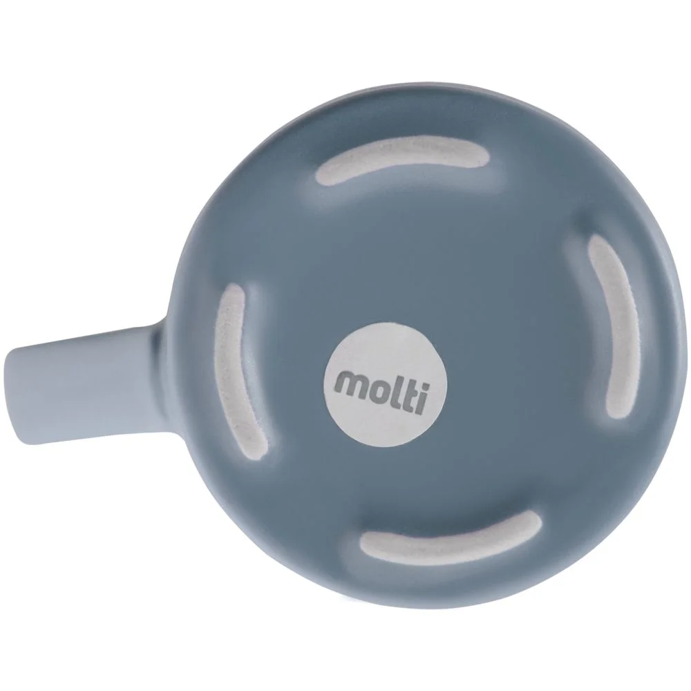 Кружка Modern Bell матовая серо-синяя - фото 3