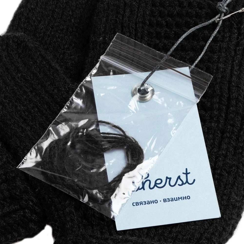 Варежки Brugge черные - фото 3